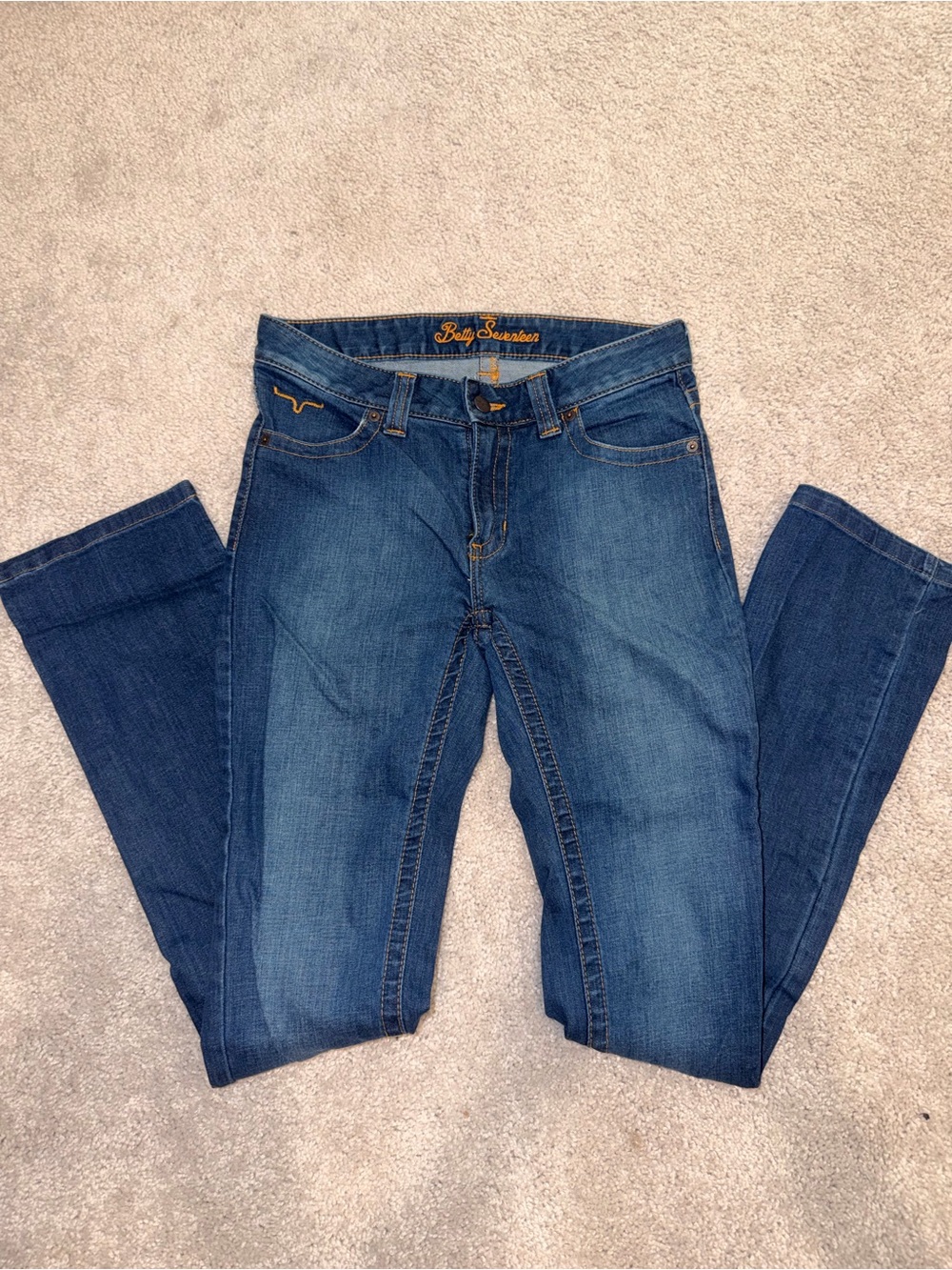 Kimes Ranch Women's Boot Cut Jeans in Blue Denim